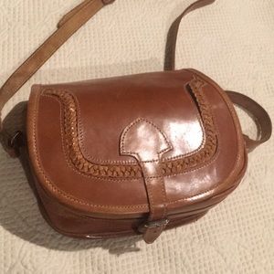 Genuine leather 9x7.5 bag.
